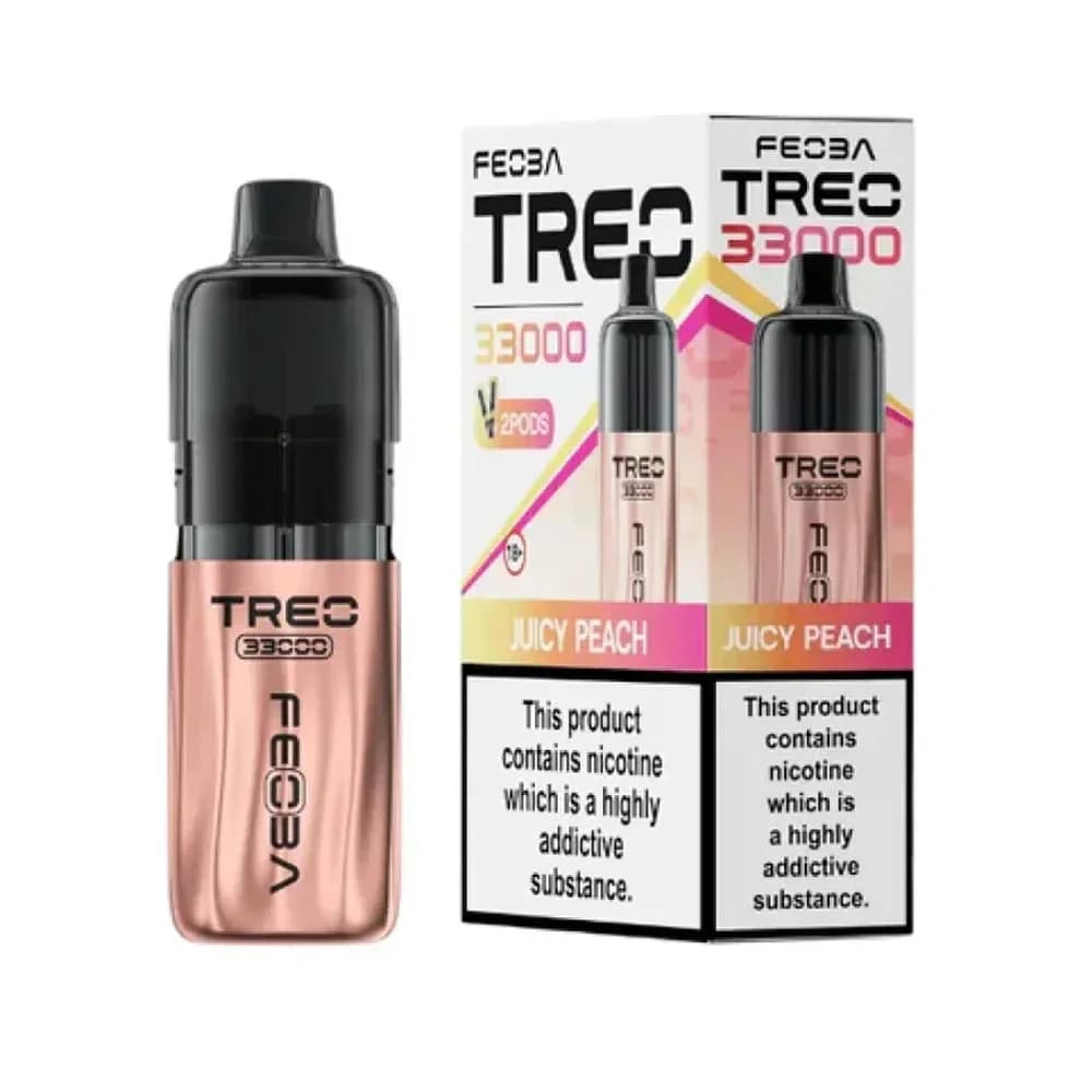  Juicy Peach Feoba Treo 33k Prefilled Vape Kit