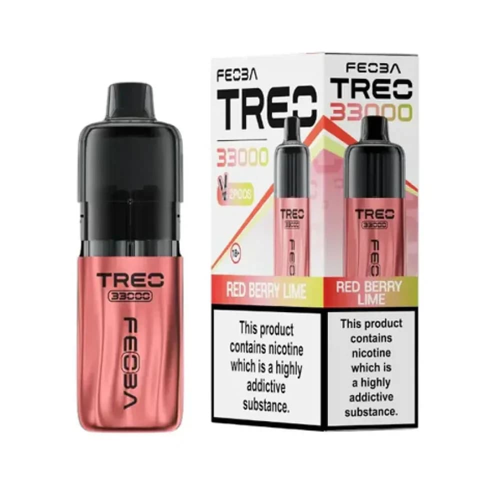  Red Berry Lime Feoba Treo 33k Prefilled Vape Kit