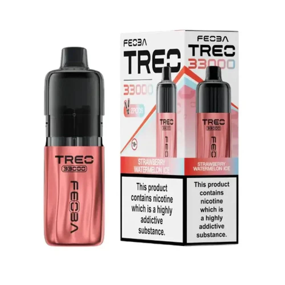  Strawberry Watermelon Ice Feoba Treo 33k Prefilled Vape Kit