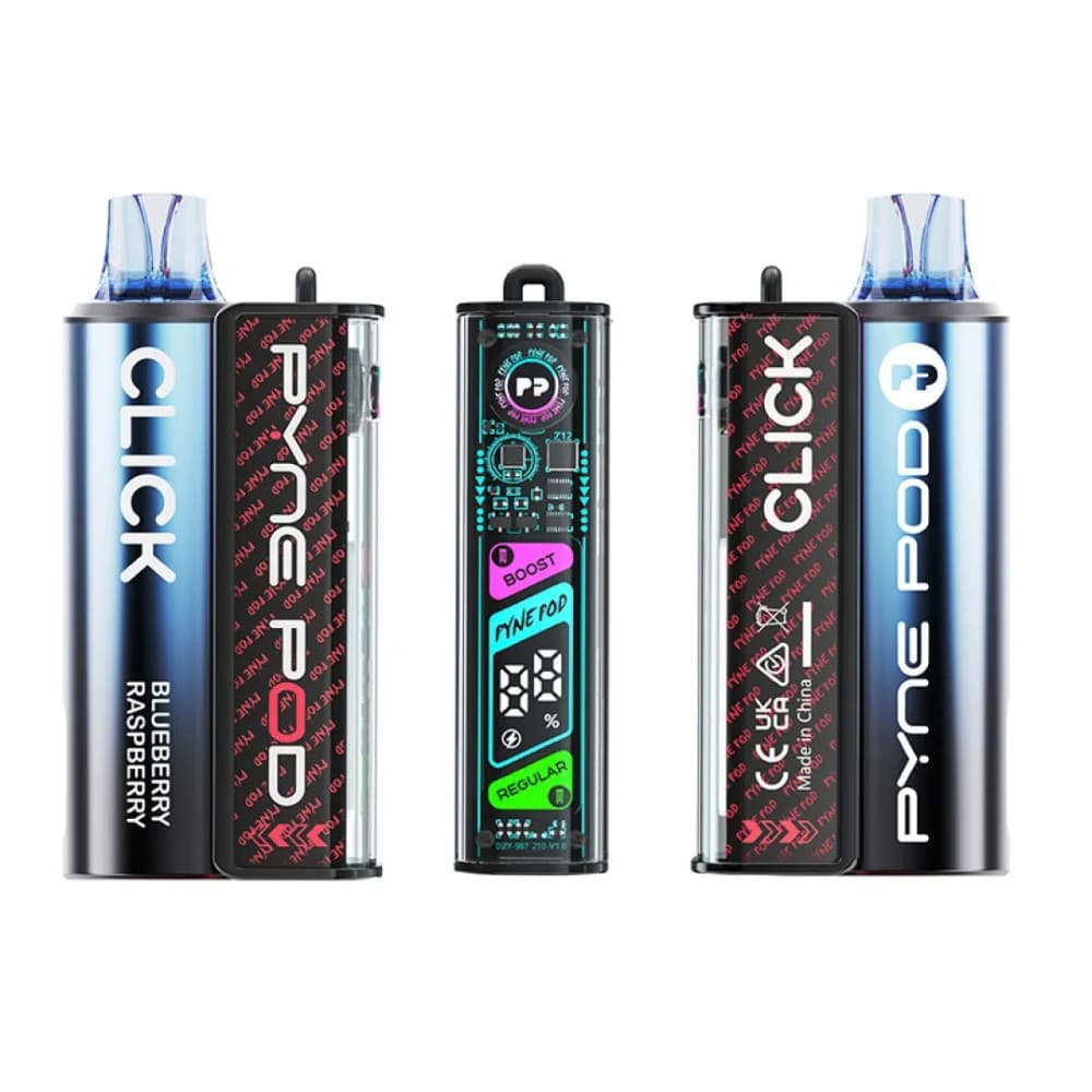 Blueberry Raspberry Pyne Pod Click 10k Prefilled Vape Kit