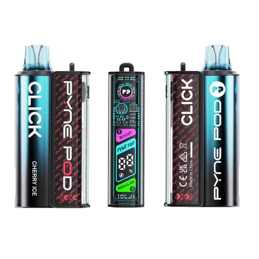  Cherry Ice Pyne Pod Click 10k Prefilled Vape Kit