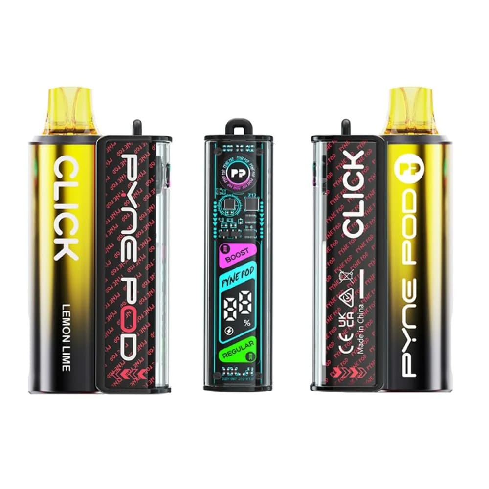  Lemon Lime Pyne Pod Click 10k Prefilled Vape Kit
