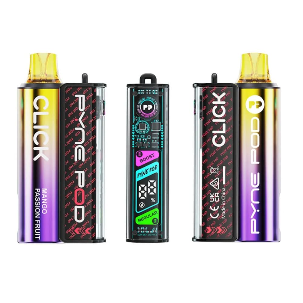  Mango Passion Fruit Pyne Pod Click 10k Prefilled Vape Kit