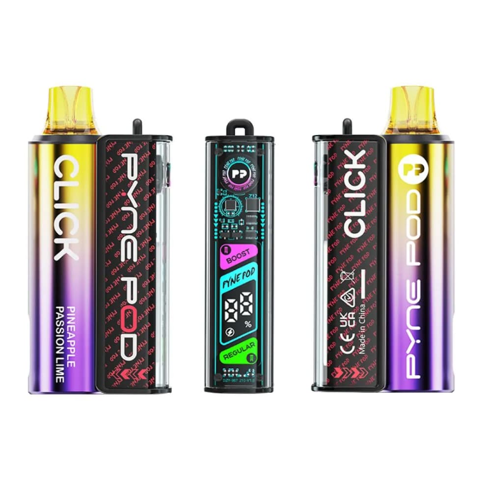  Pineapple Passion Lime Pyne Pod Click 10k Prefilled Vape Kit