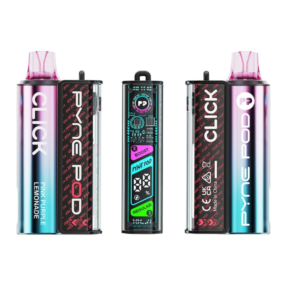  Pink Purple Lemonade Pyne Pod Click 10k Prefilled Vape Kit