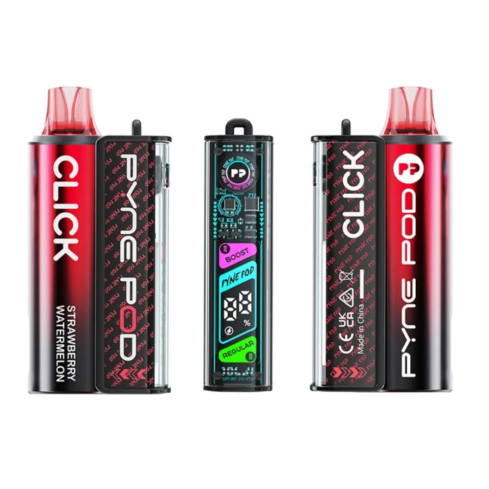  Strawberry Watermelon Pyne Pod Click 10k Prefilled Vape Kit