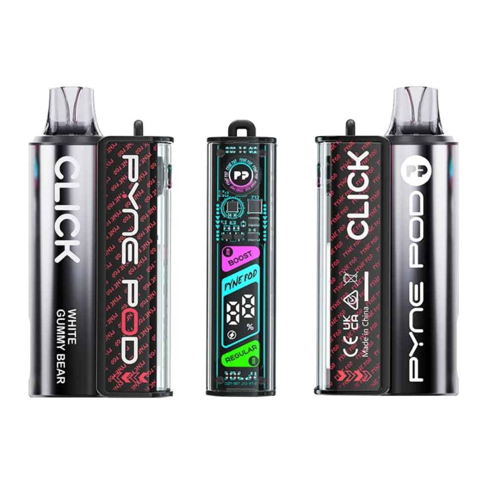  White Gummy Bear Pyne Pod Click 10k Prefilled Vape Kit