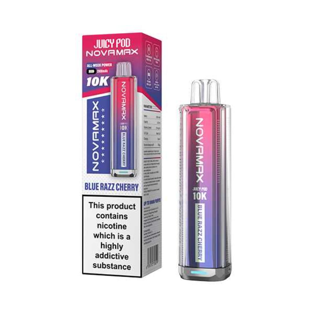  Blue Razz Cherry Juicypod Novamax 10k