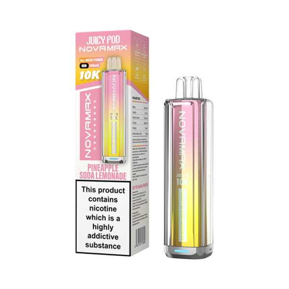  Pineapple Soda Lemonade Juicypod Novamax 10k