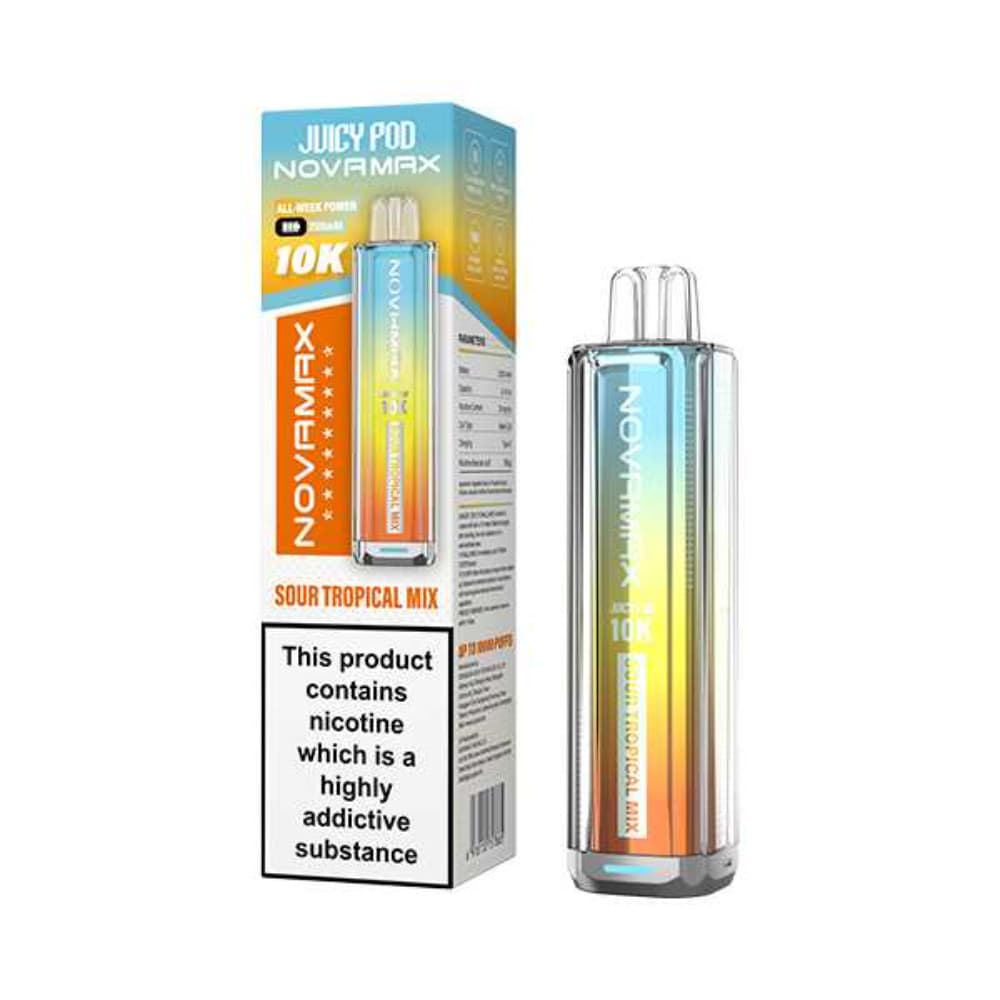  Sour Tropical Mix Juicypod Novamax 10k