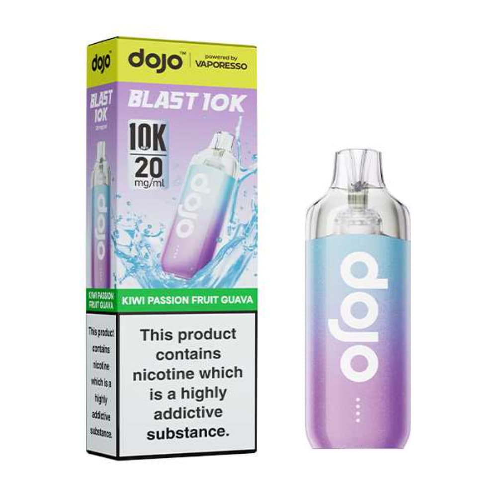  Kiwi Passion Fruit Guava Vaporesso Dojo Blast 10k Prefilled Vape Kit