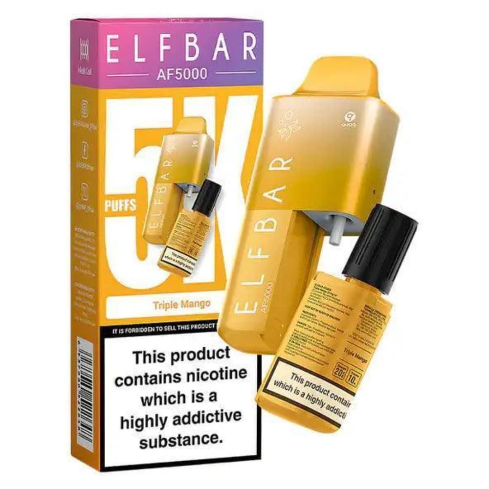  Triple Mango Elf Bar Af5000 Prefilled Vape Kit