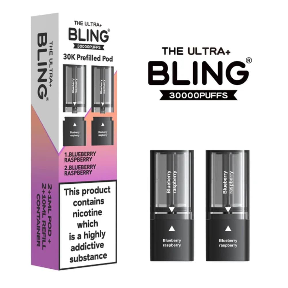  Blueberry Raspberry The Crystal Bling Ultra Plus 30k Pods