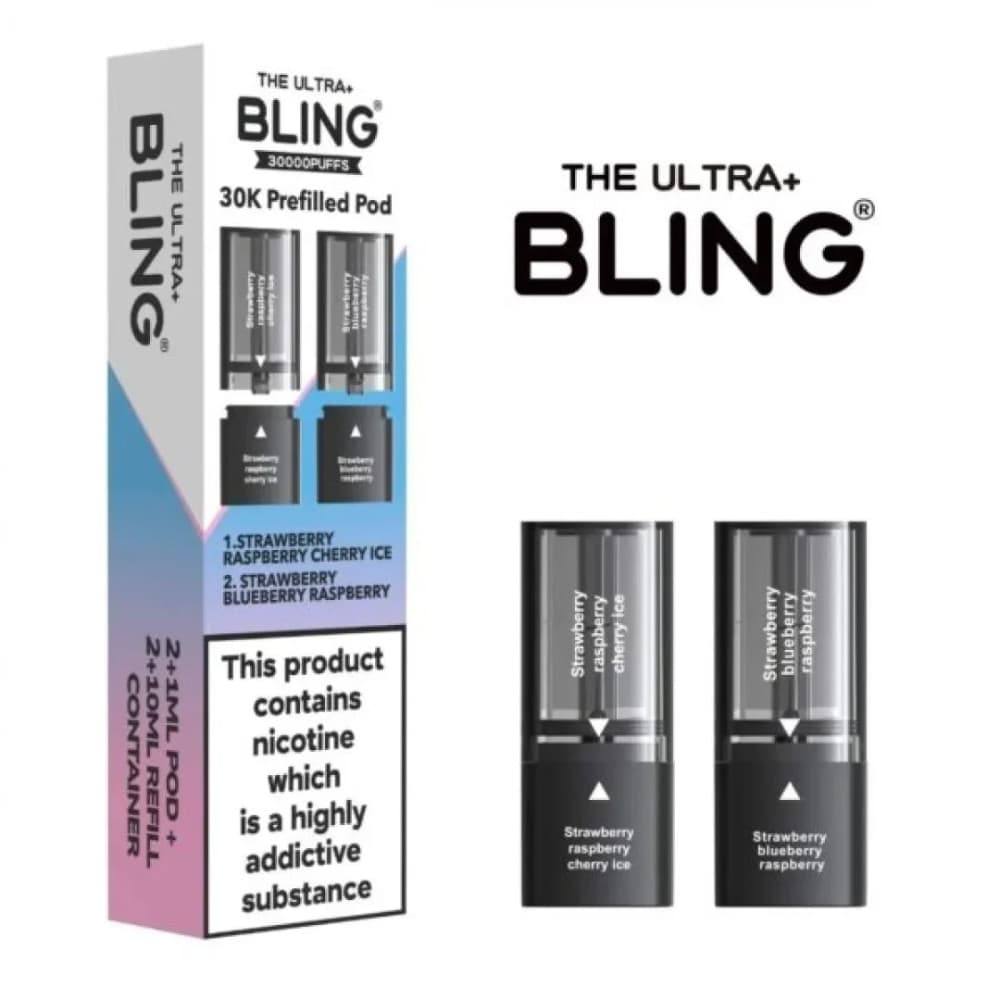  Blueberry Strawberry Blackberry/Blueberry Cherry Cranberry The Crystal Bling Ultra Plus 30k Pods