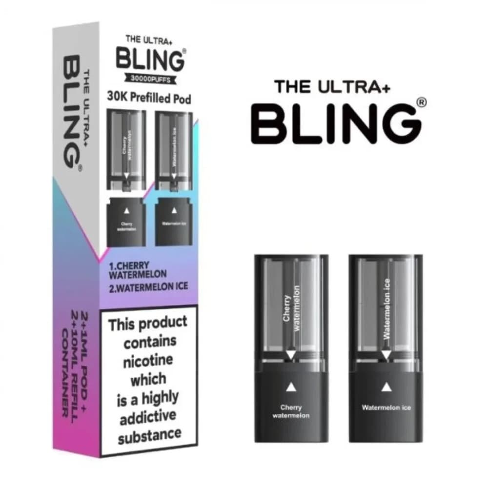  Cherry Watermelon/Watermelon Ice The Crystal Bling Ultra Plus 30k Pods