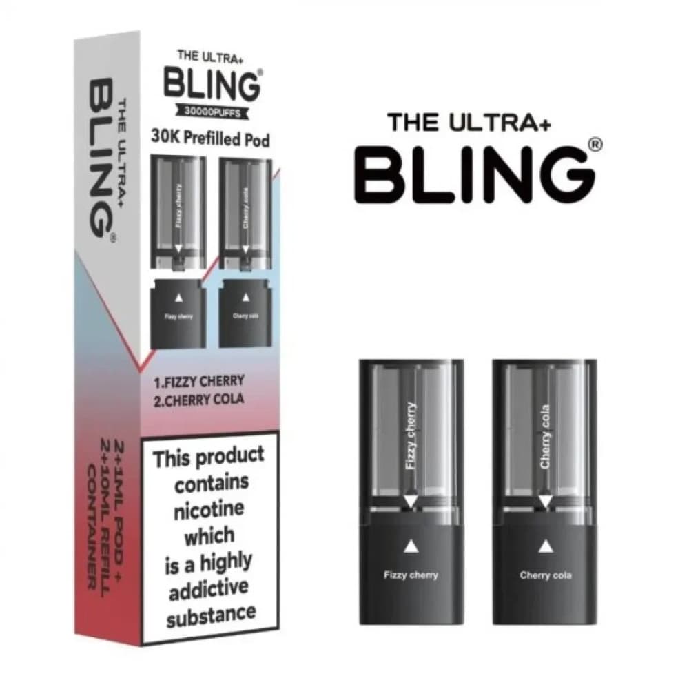  Fizzy Cherry/Cherry Cola The Crystal Bling Ultra Plus 30k Pods