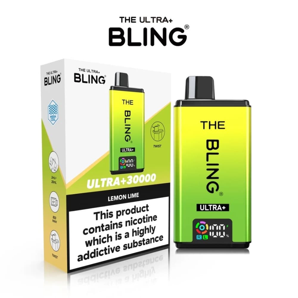  Lemon Lime The Crystal Bling Ultra Plus 30K Prefilled Vape Kit