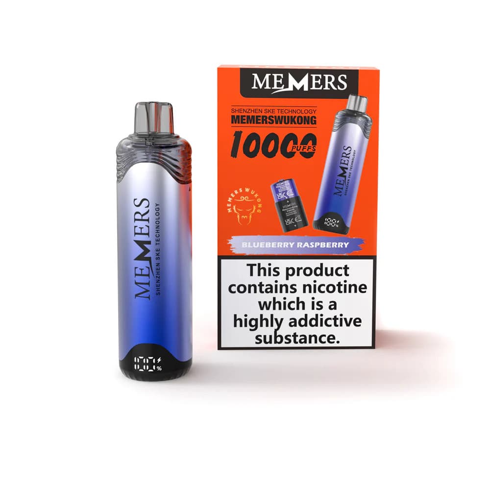  Blueberry Raspberry Memers Wukong V10000 Prefilled Vape Kit