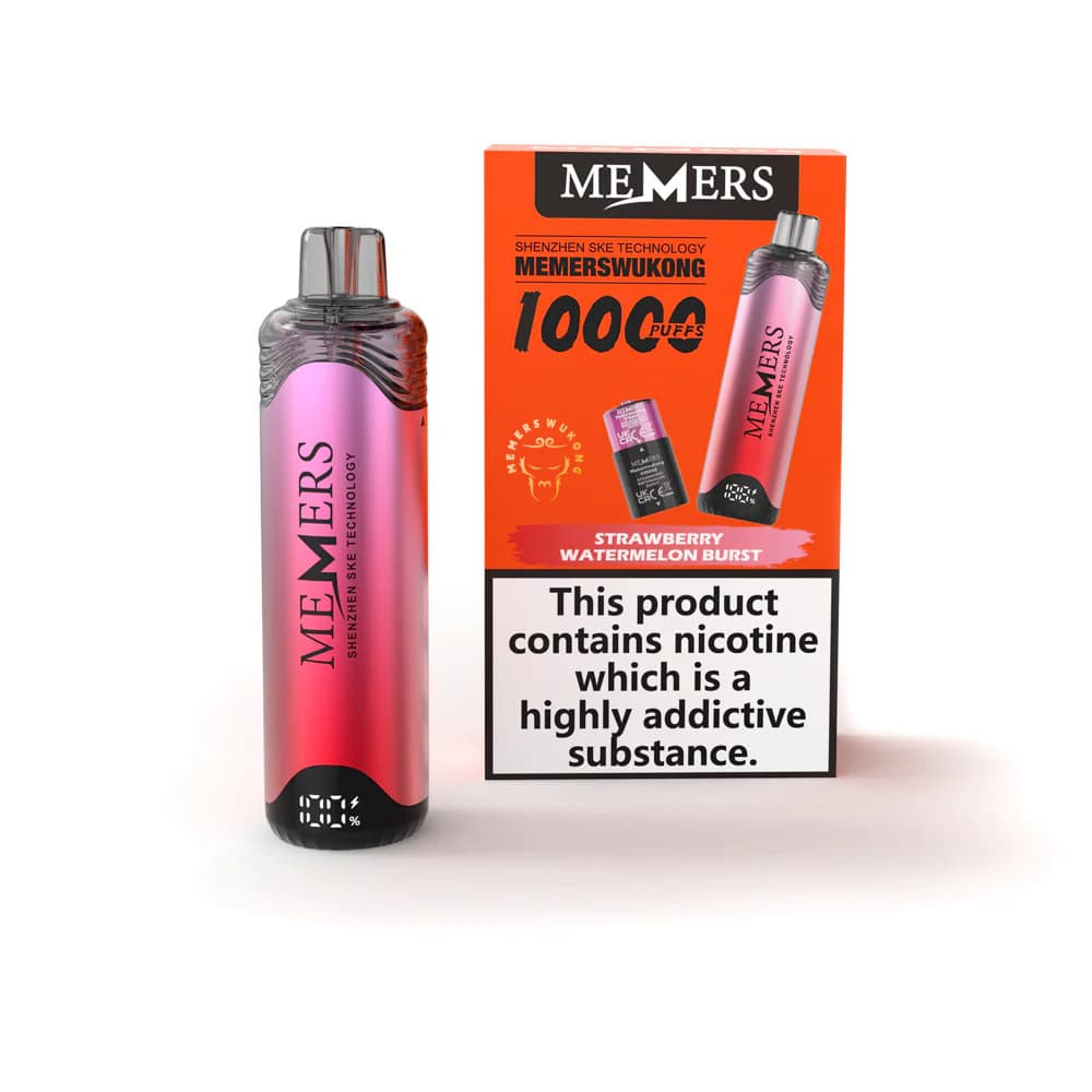  Strawberry Watermelon Burst Memers Wukong V10000 Prefilled Vape Kit