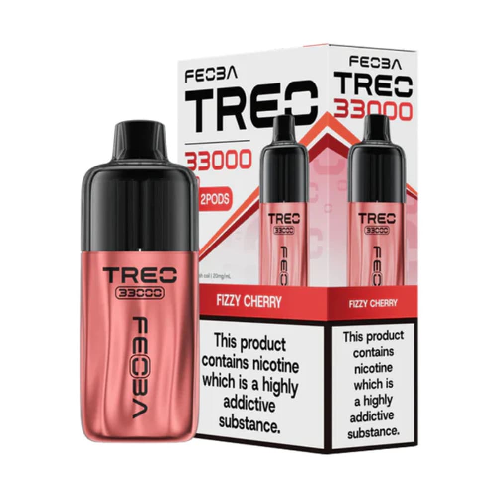  Fizzy Cherry Feoba Treo 33k Prefilled Vape Kit