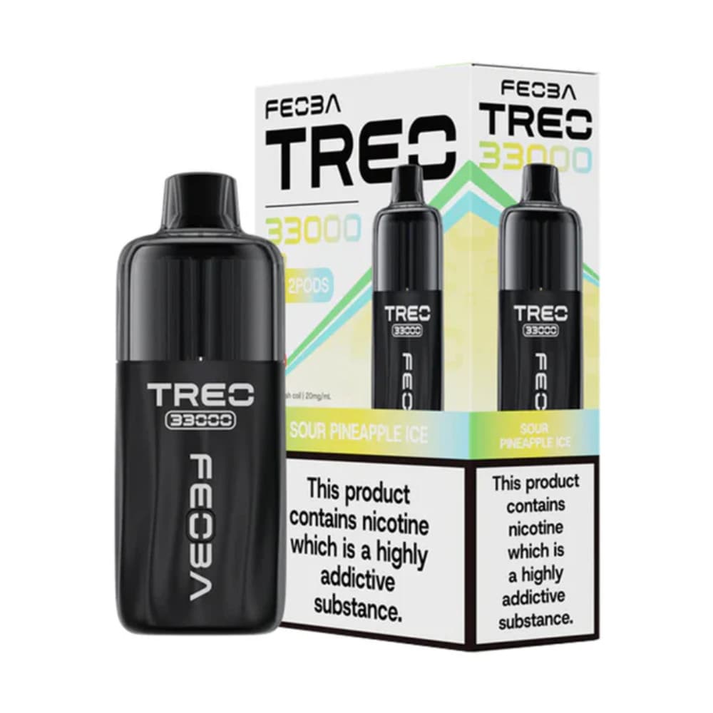  Sour Pineapple Ice Feoba Treo 33k Prefilled Vape Kit