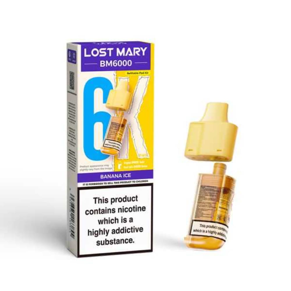  Banana Ice Lost Mary Bm6000 Pods