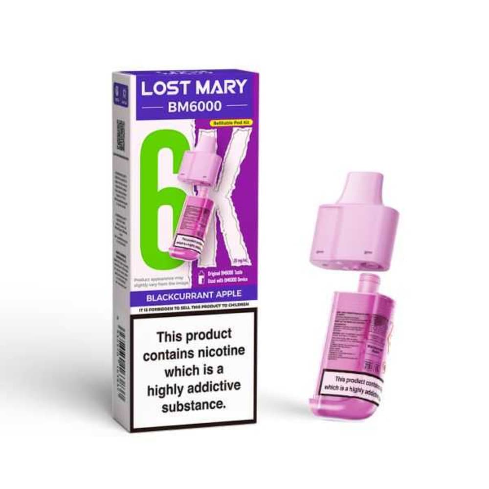  Blackcurrant Apple Lost Mary Bm6000 Pods