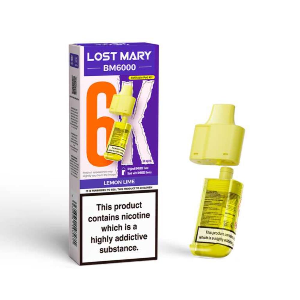  Lemon Lime Lost Mary Bm6000 Pods