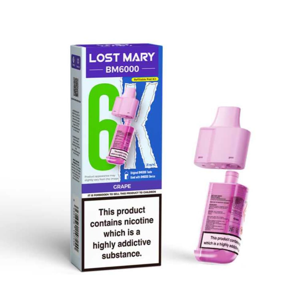  Grape Lost Mary Bm6000 Pods