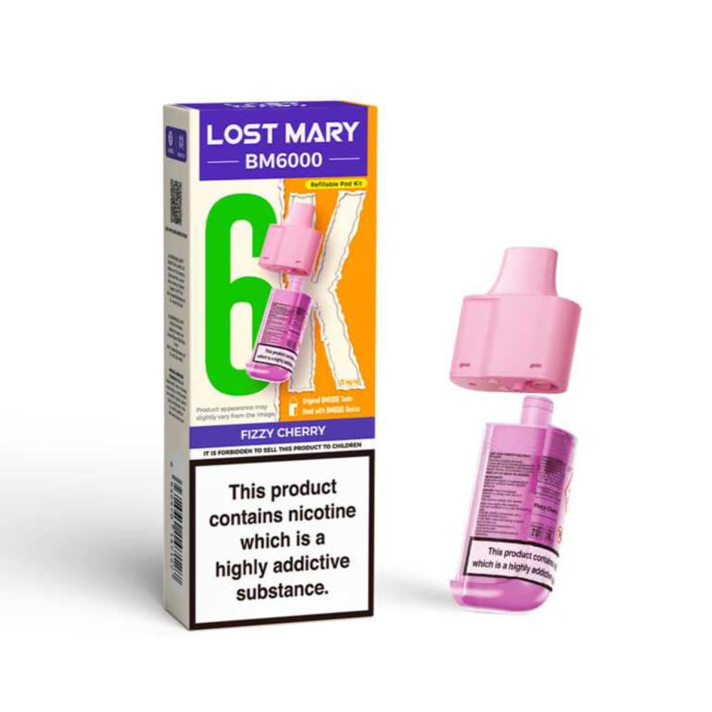  Fizzy Cherry Lost Mary Bm6000 Pods