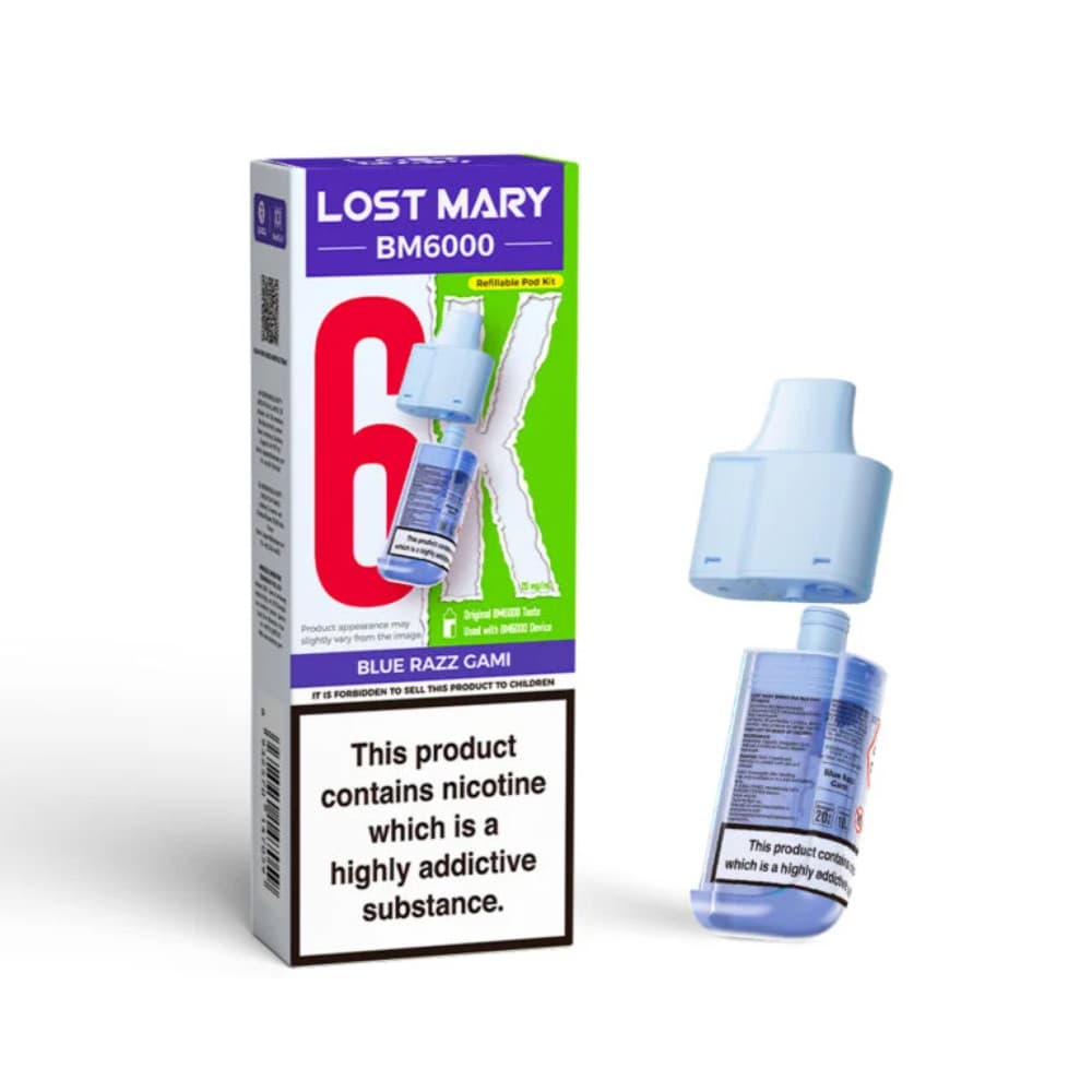  Blue Razz Gami Lost Mary Bm6000 Pods
