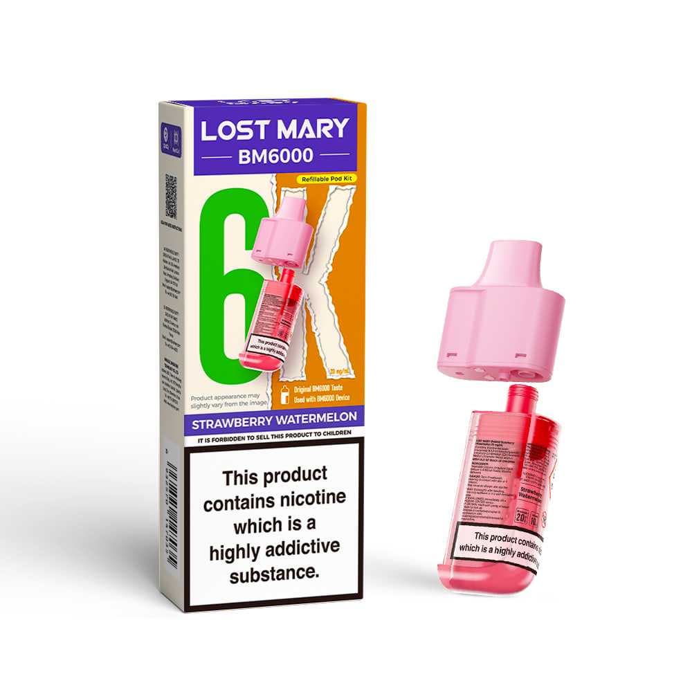  Strawberry Watermelon Lost Mary Bm6000 Pods