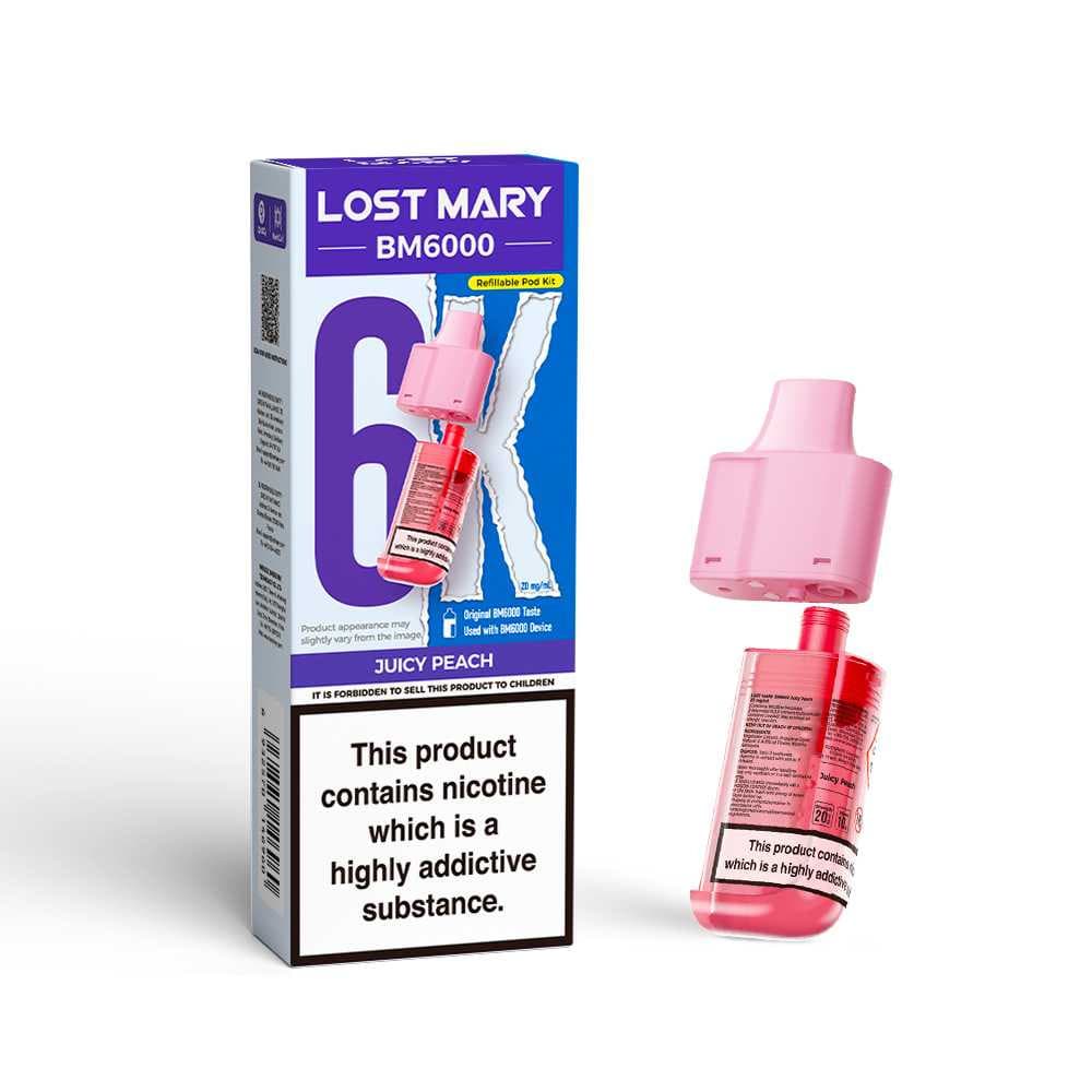  Juicy Peach Lost Mary Bm6000 Pods