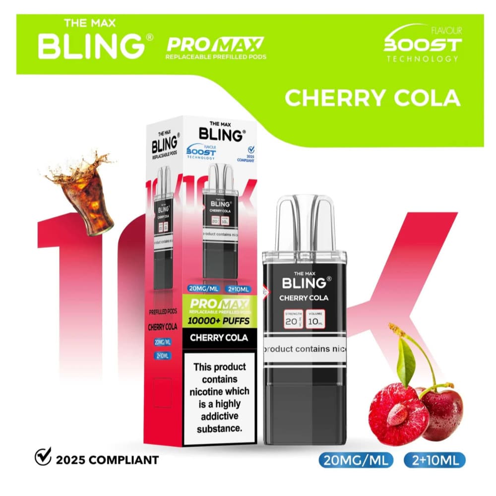  Cherry Cola The Crystal Bling Pro Max 10k Pods