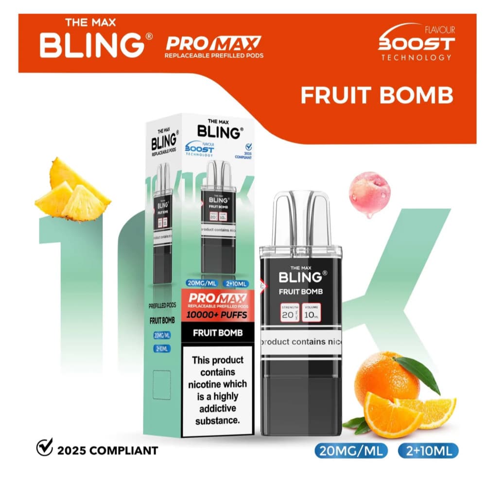  Fruit Bomb The Crystal Bling Pro Max 10k Pods