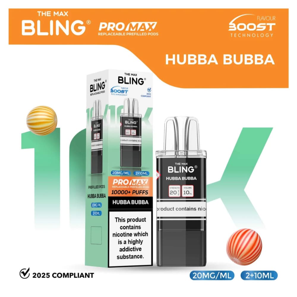  Hubba Bubba The Crystal Bling Pro Max 10k Pods