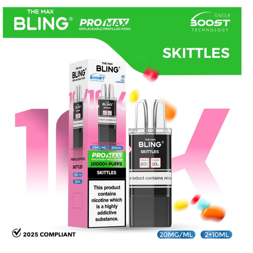  Skittles The Crystal Bling Pro Max 10k Pods