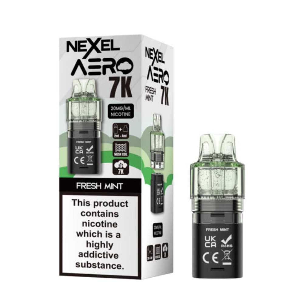  Fresh Mint Nexel Aero 7k Pods