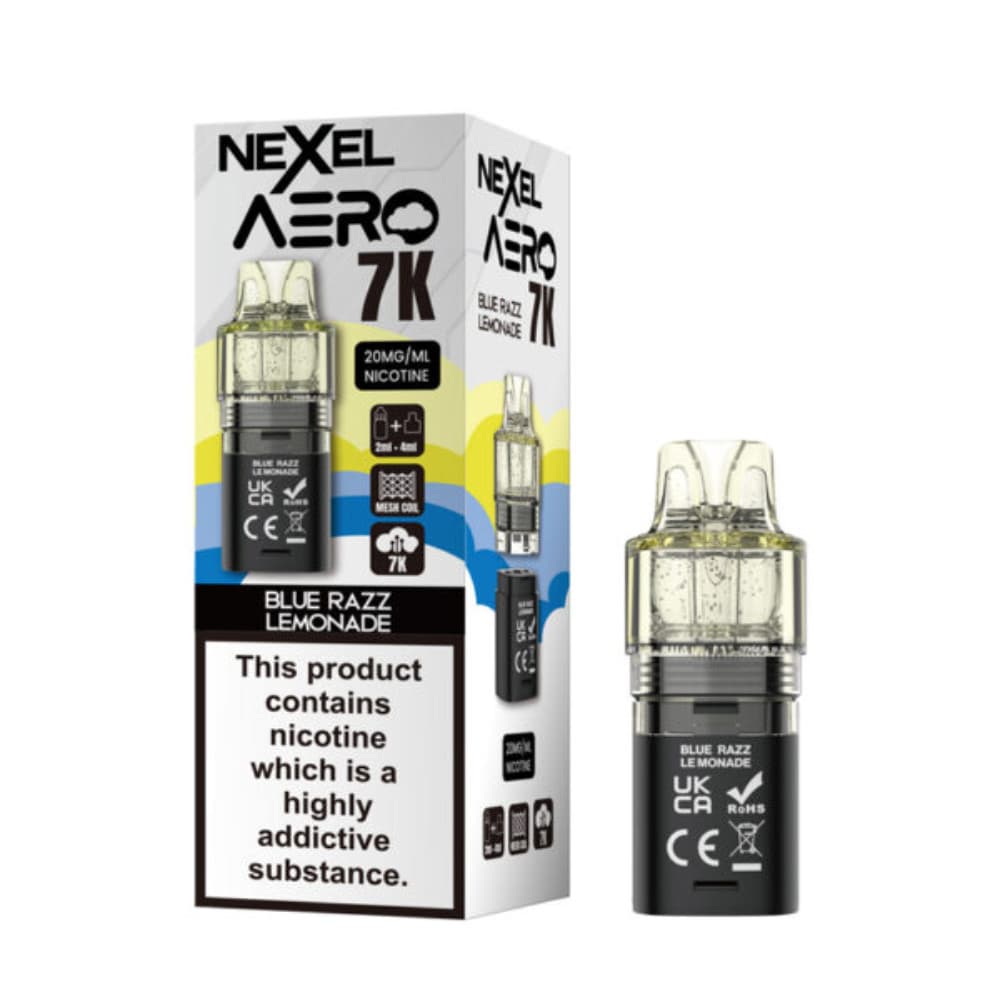  Blue Razz Lemonade Nexel Aero 7k Pods