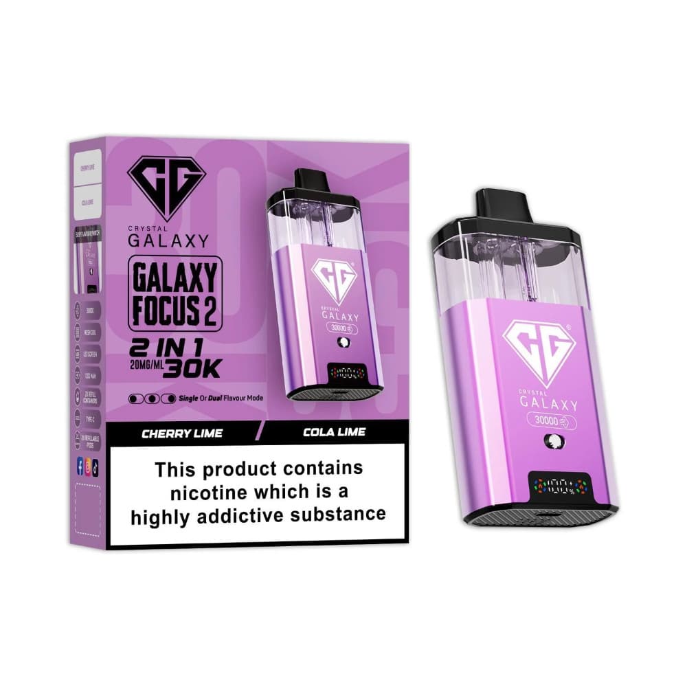  Cherry Lime/Cola Lime Crystal Galaxy 30k Focus 2 Prefilled Vape Kit