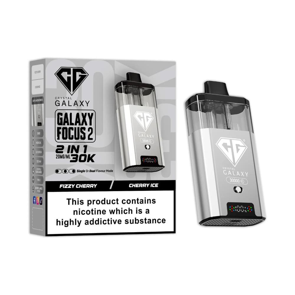  Fizzy Cherry/Cherry Ice Crystal Galaxy 30k Focus 2 Prefilled Vape Kit