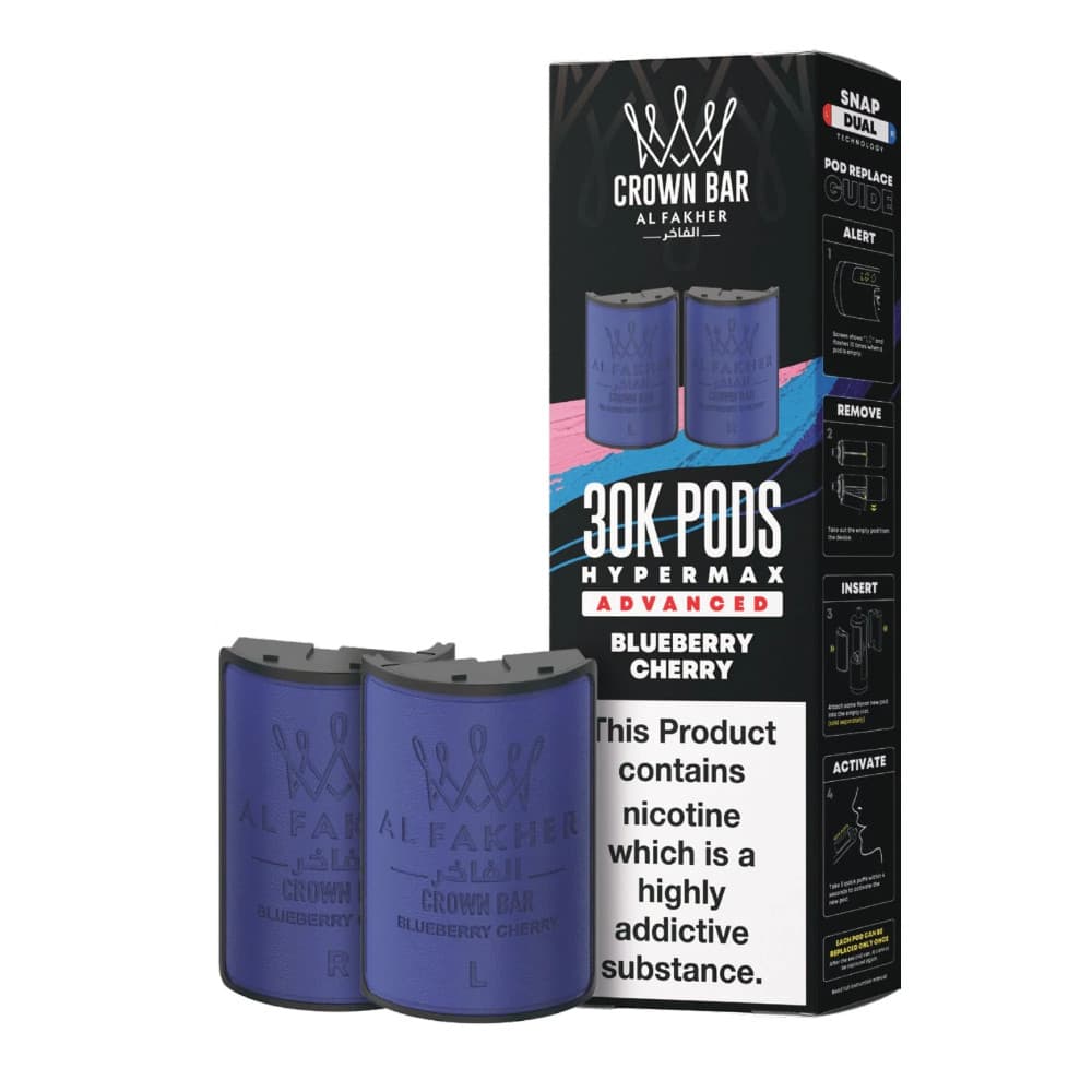  Blueberry Cherry Al Fakher 30k Hypermax Pods