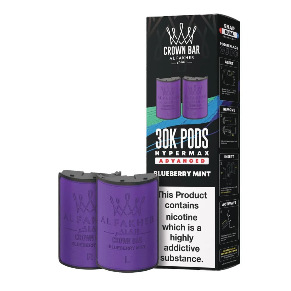  Blueberry Mint Al Fakher 30k Hypermax Pods