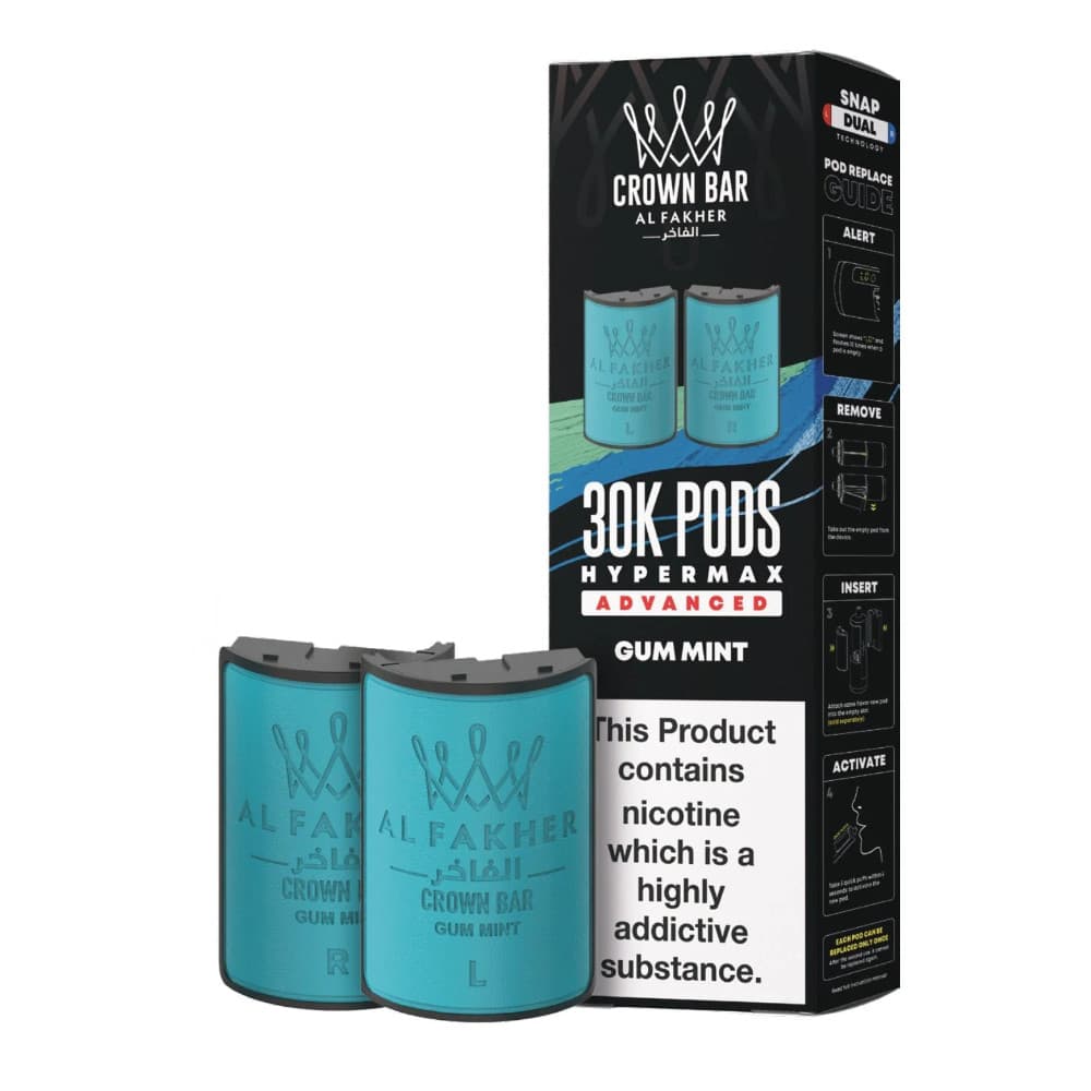  Gum Mint Al Fakher 30k Hypermax Pods