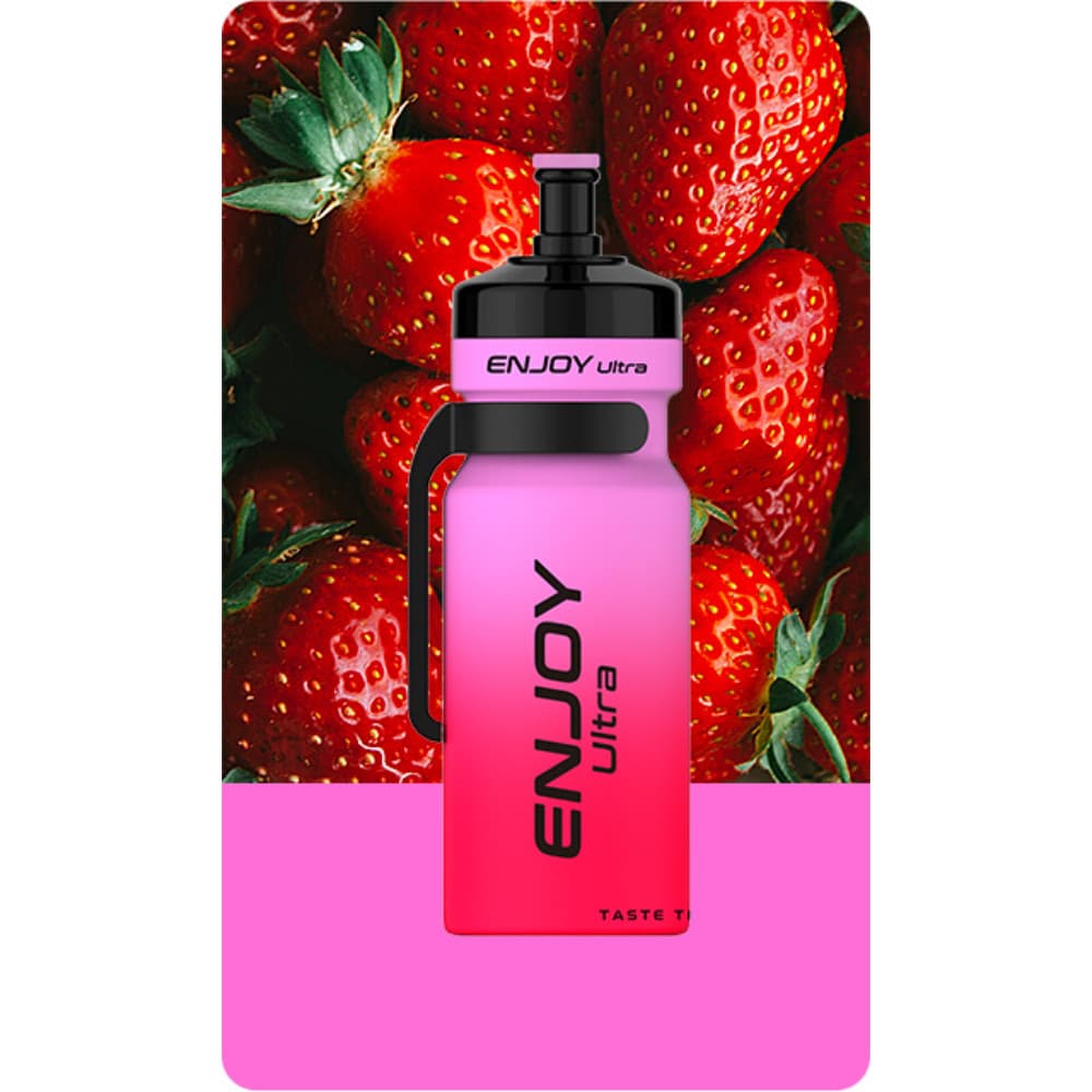  Strawberry Ice Enjoy Ultra 9000 Prefilled Pod Vape Kit