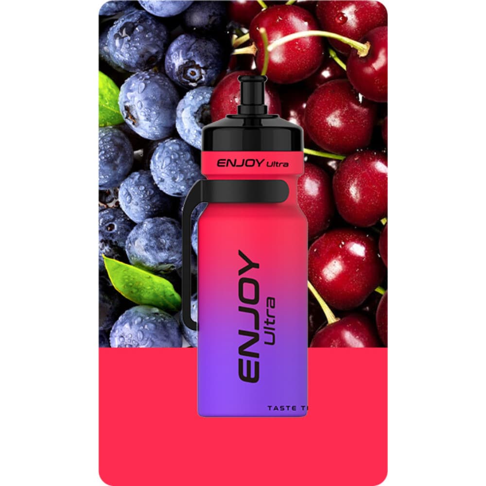  Blueberry Cranberry Cherry Enjoy Ultra 9000 Prefilled Pod Vape Kit