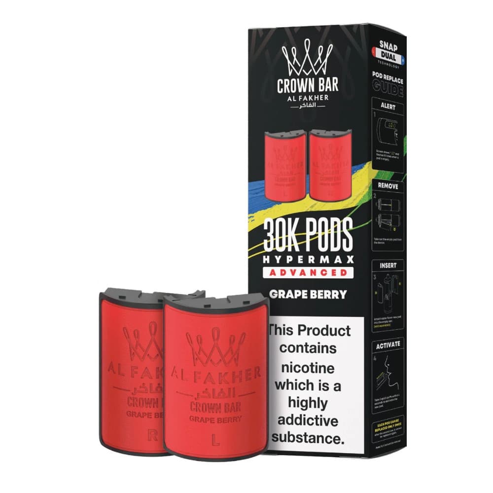  Grape Berry Al Fakher 30k Hypermax Pods