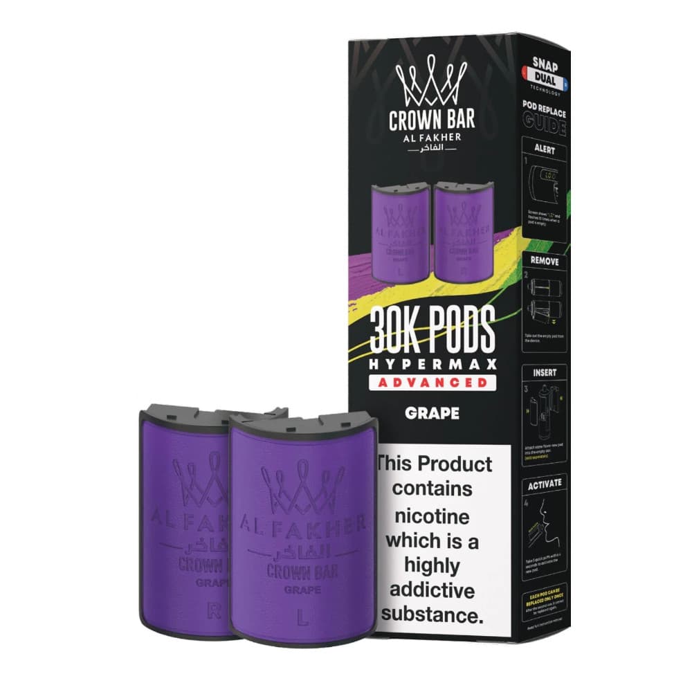  Grape Al Fakher 30k Hypermax Pods