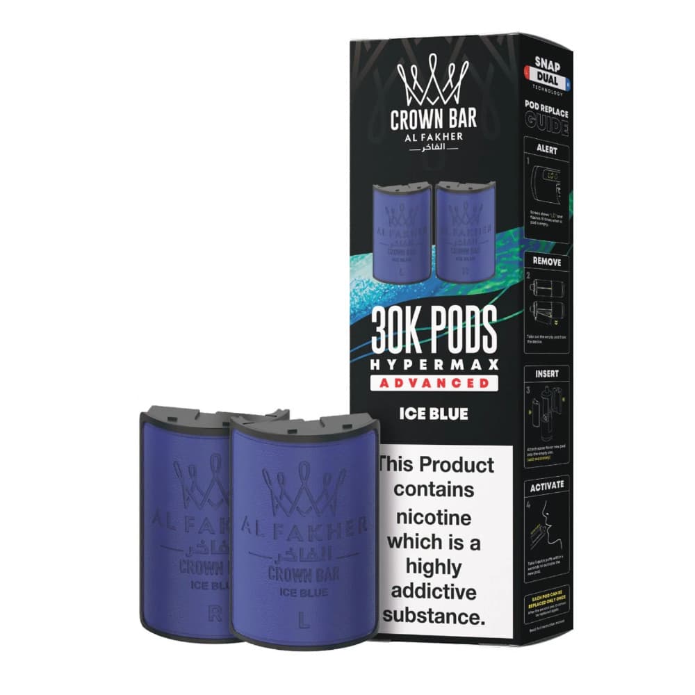  Ice Blue Al Fakher 30k Hypermax Pods