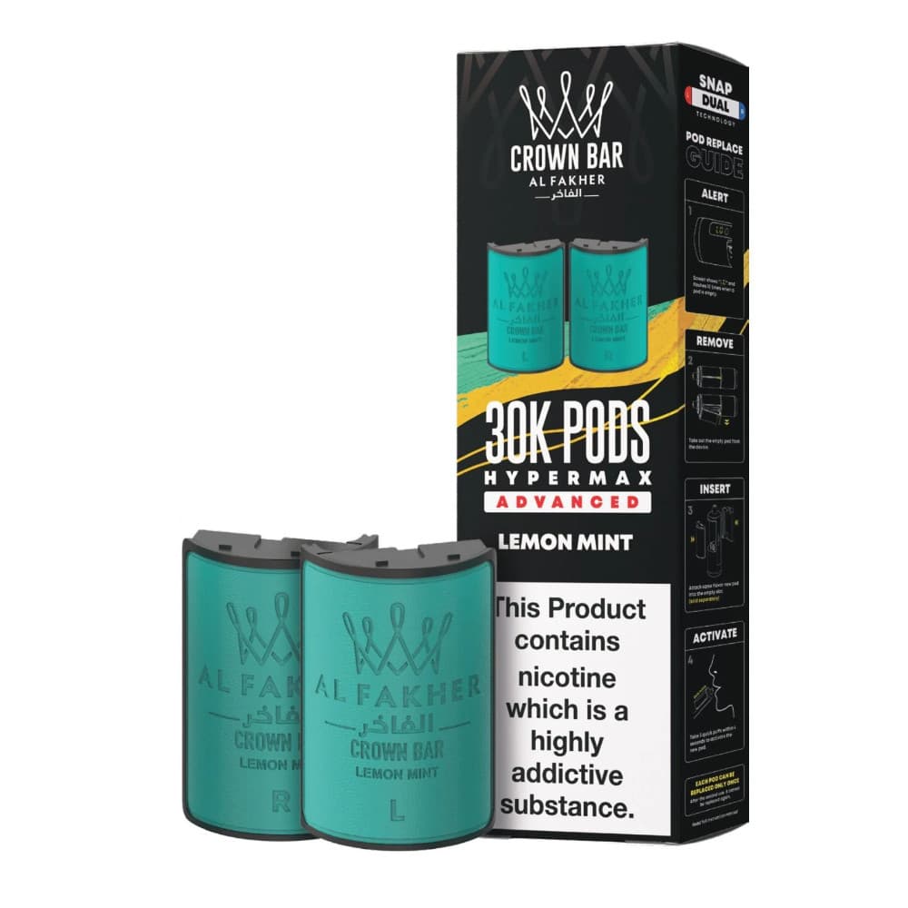  Lemon Mint Al Fakher 30k Hypermax Pods